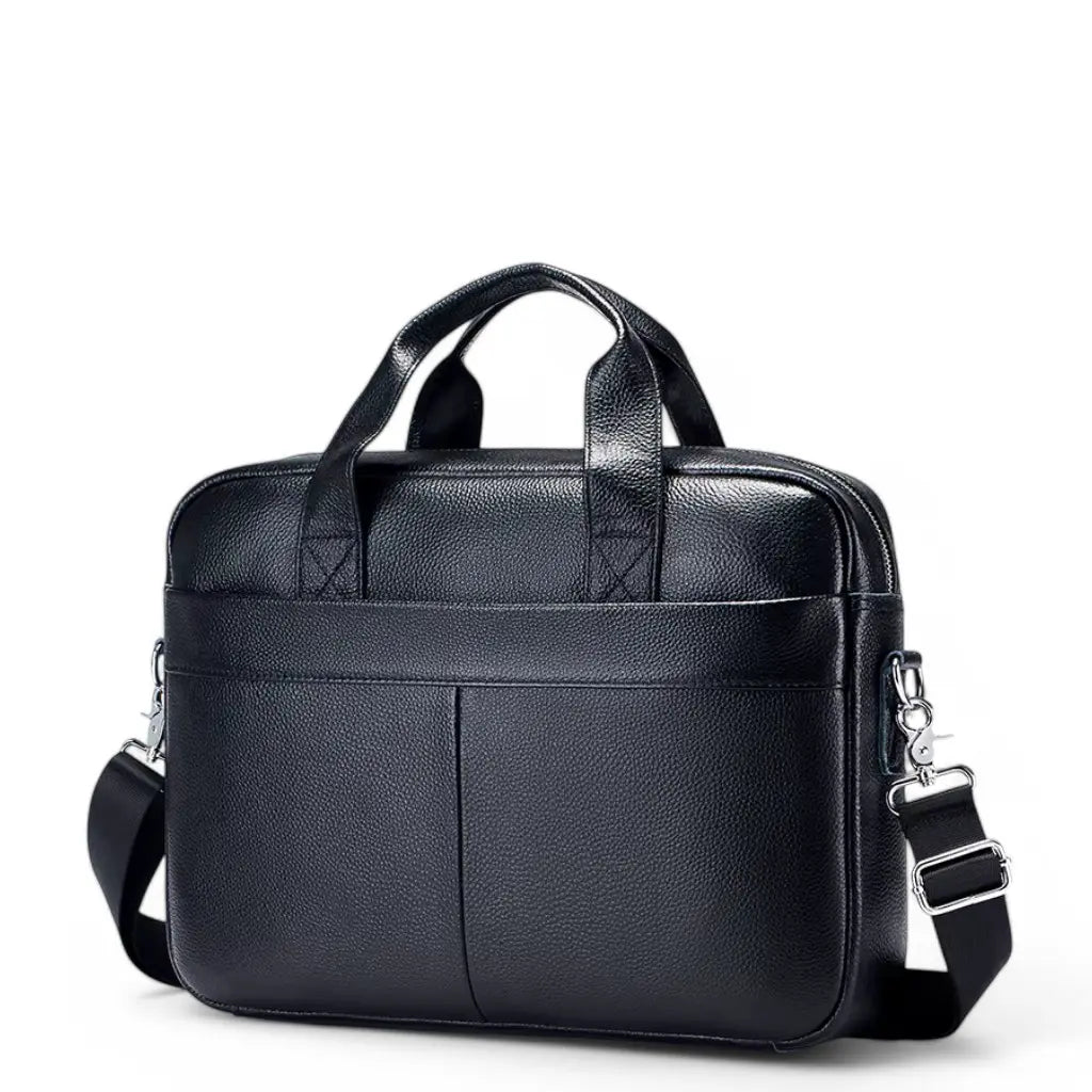 Leren Laptoptas Donkerbruin – Stijlvol & Duurzaam