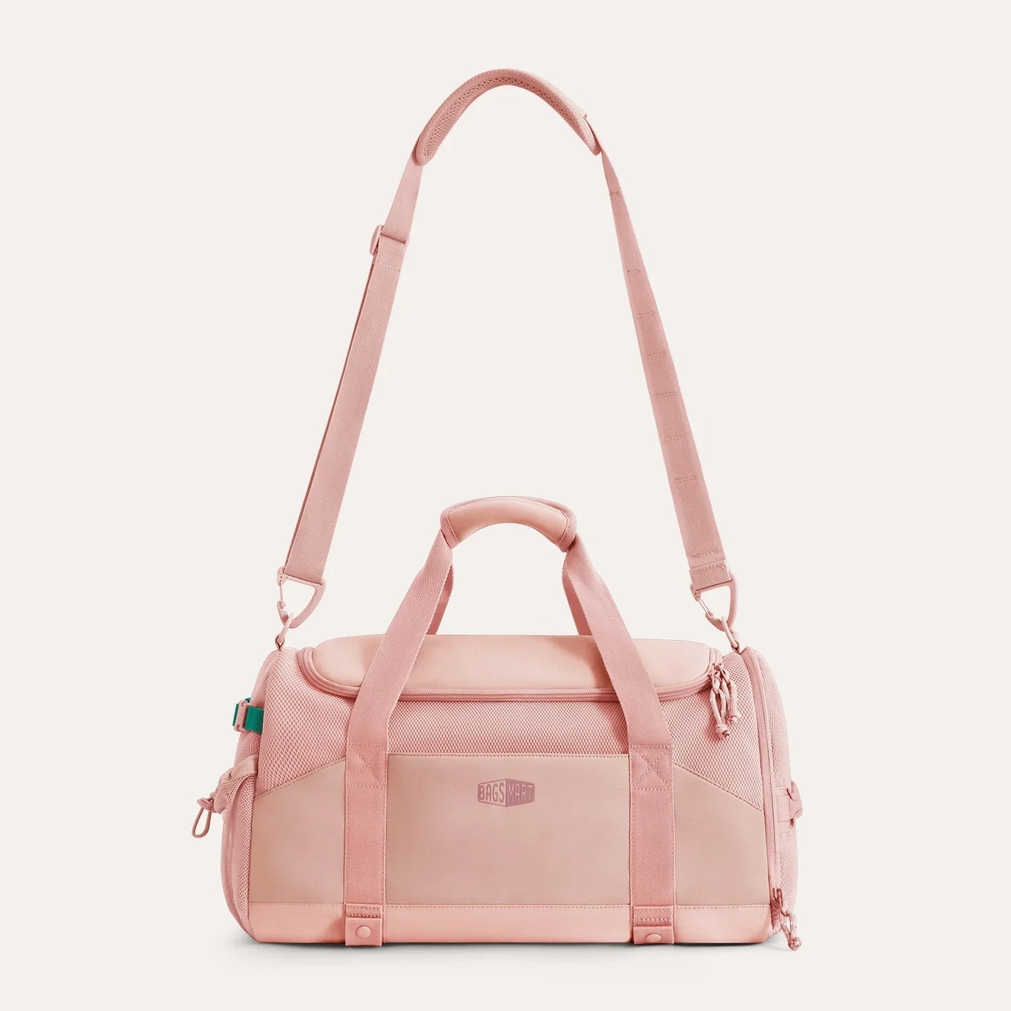 Beige Duffeltas 36L – Waterafstotende Sport- & Reistas met Schoenenvak en Meerdere Vakken voor Gym & Reizen