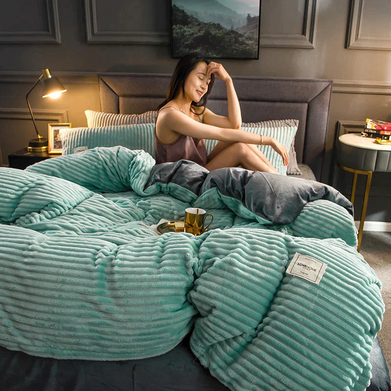 DreamWeave Luxe Dekbedovertrek – Comfortabele & Stijlvolle Beddengoed Set