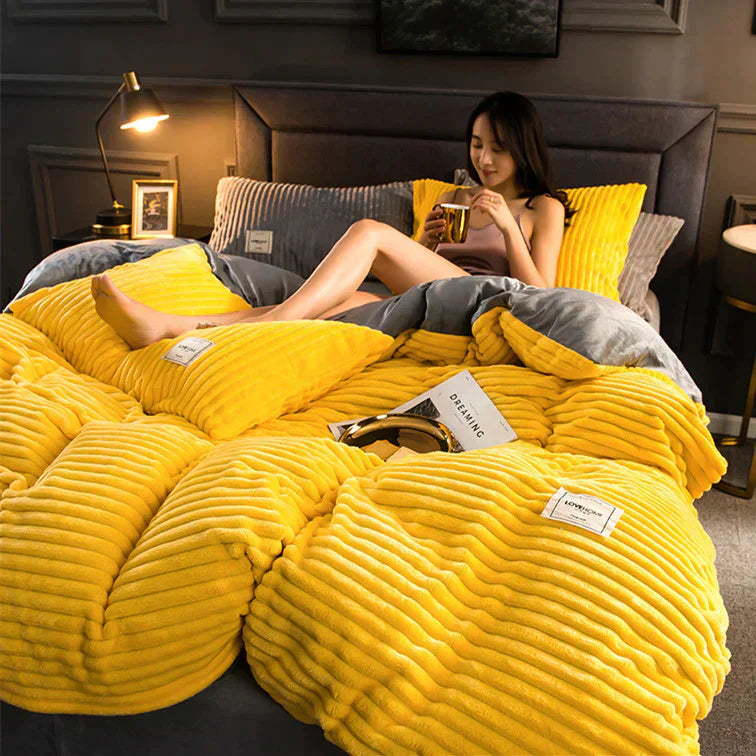 DreamWeave Luxe Dekbedovertrek – Comfortabele & Stijlvolle Beddengoed Set