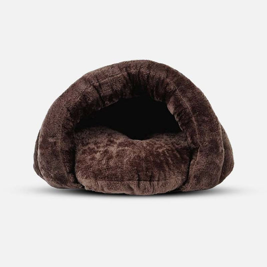 Honden- en Kattenmand Iglo – Knusse Slaaphol van Pluche