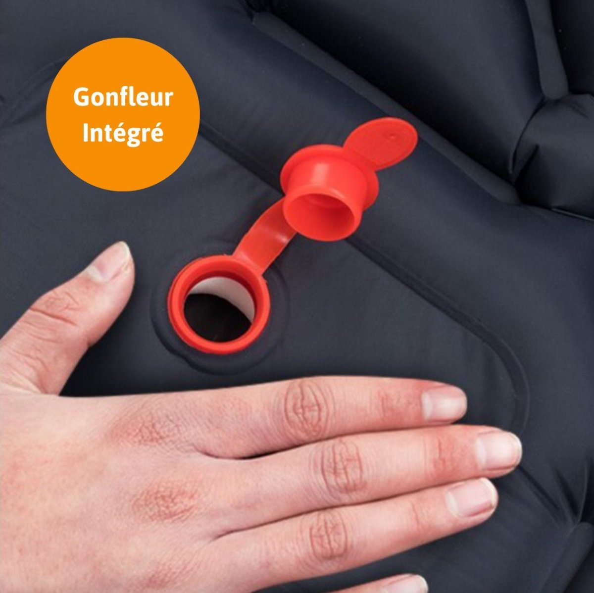 Opblaasbaar Slaapmatje met Kussen – Ultralicht & Compact – Ideaal voor Camping & Outdoor