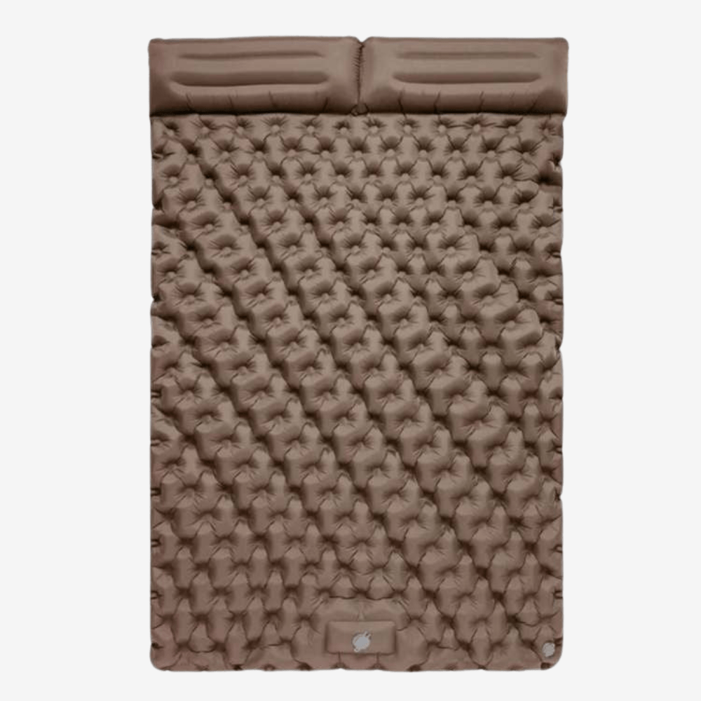 Opblaasbaar Dubbel Luchtbed met Kussen – Comfortabel & Draagbaar voor Outdoor
