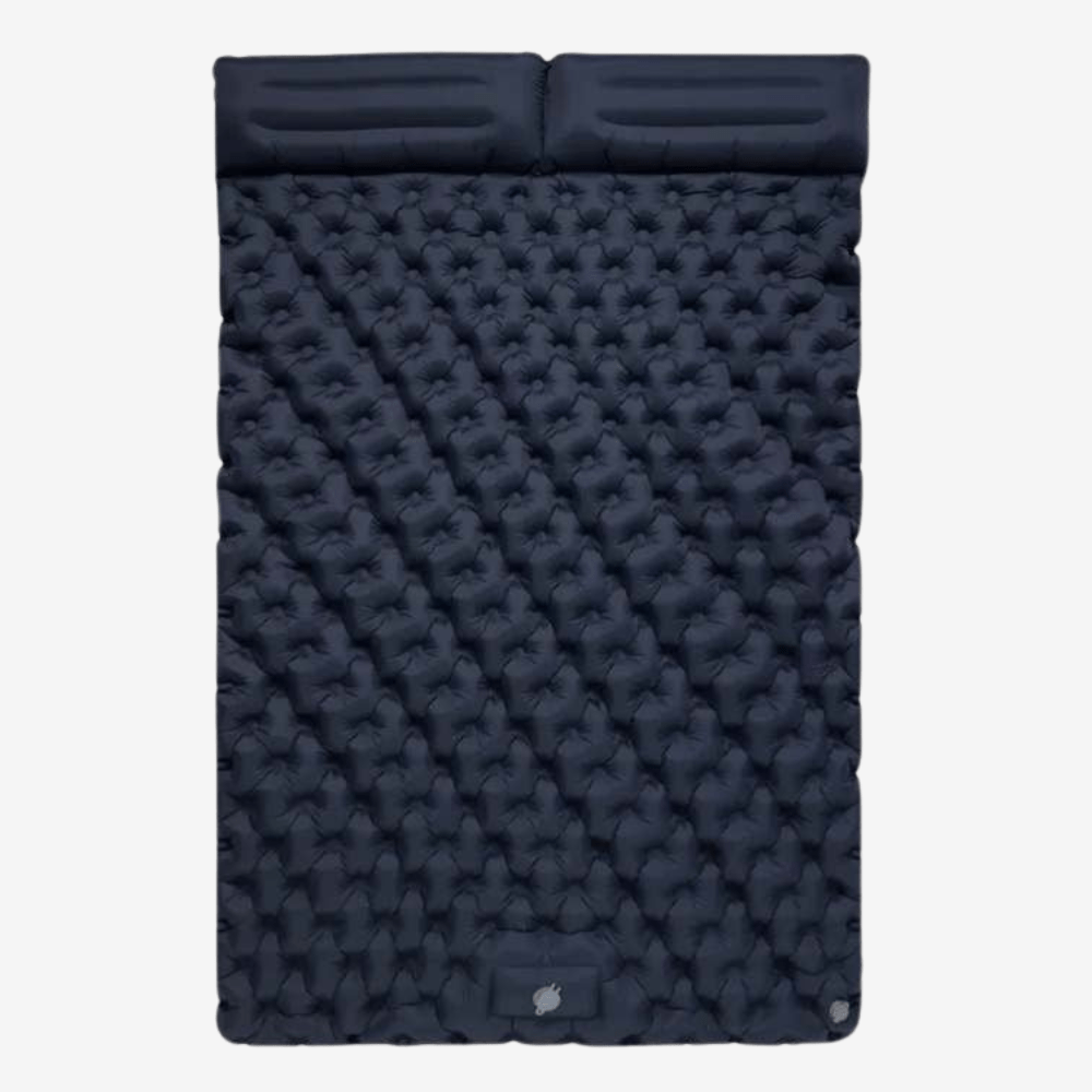 Opblaasbaar Dubbel Luchtbed met Kussen – Comfortabel & Draagbaar voor Outdoor