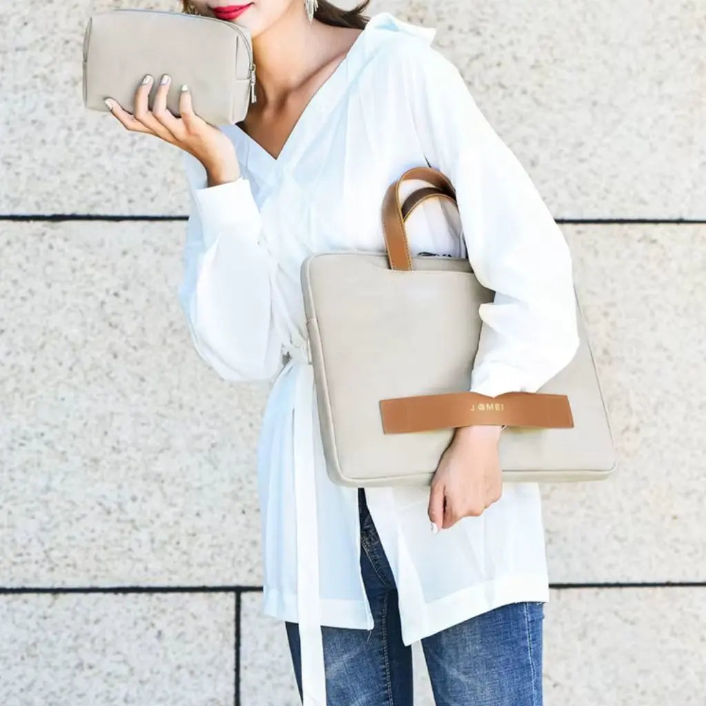 Laptoptas Dames 17 inch – Waterafstotend & Stijlvol voor Werk en Reizen
