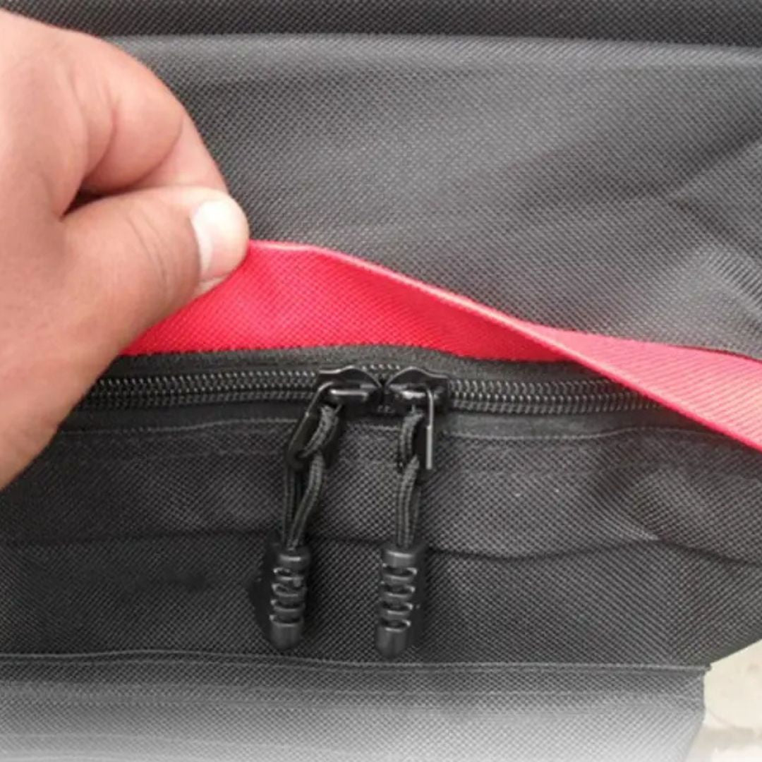 Waterdichte Fietstas Dubbel – 35L Bagagedrager Tas met Reflectie – Zwart