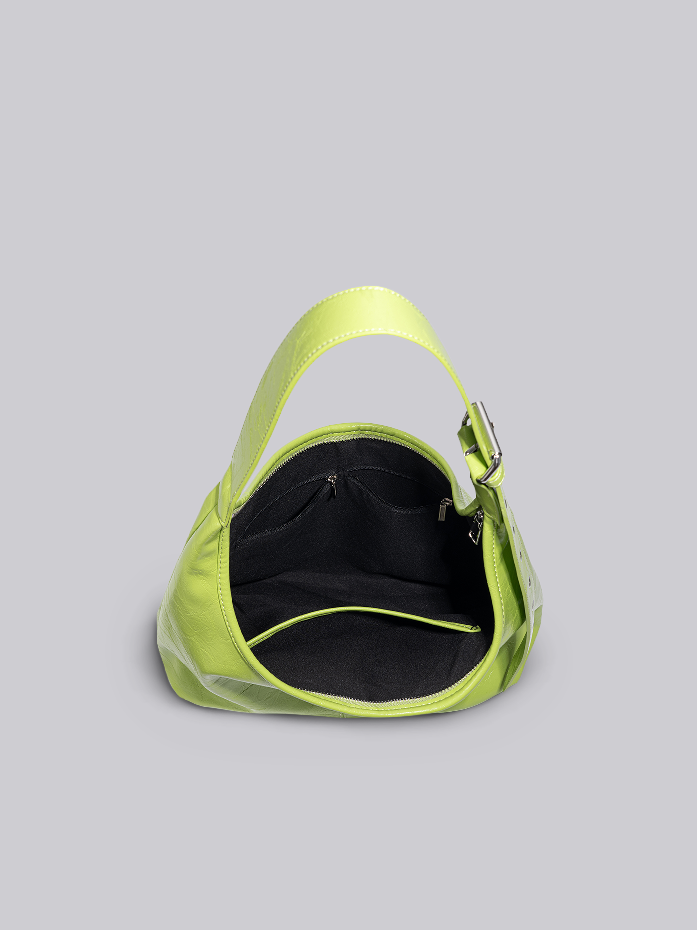 Zwarte Schoudertas – Minimalistisch Design & Veel Opbergruimte