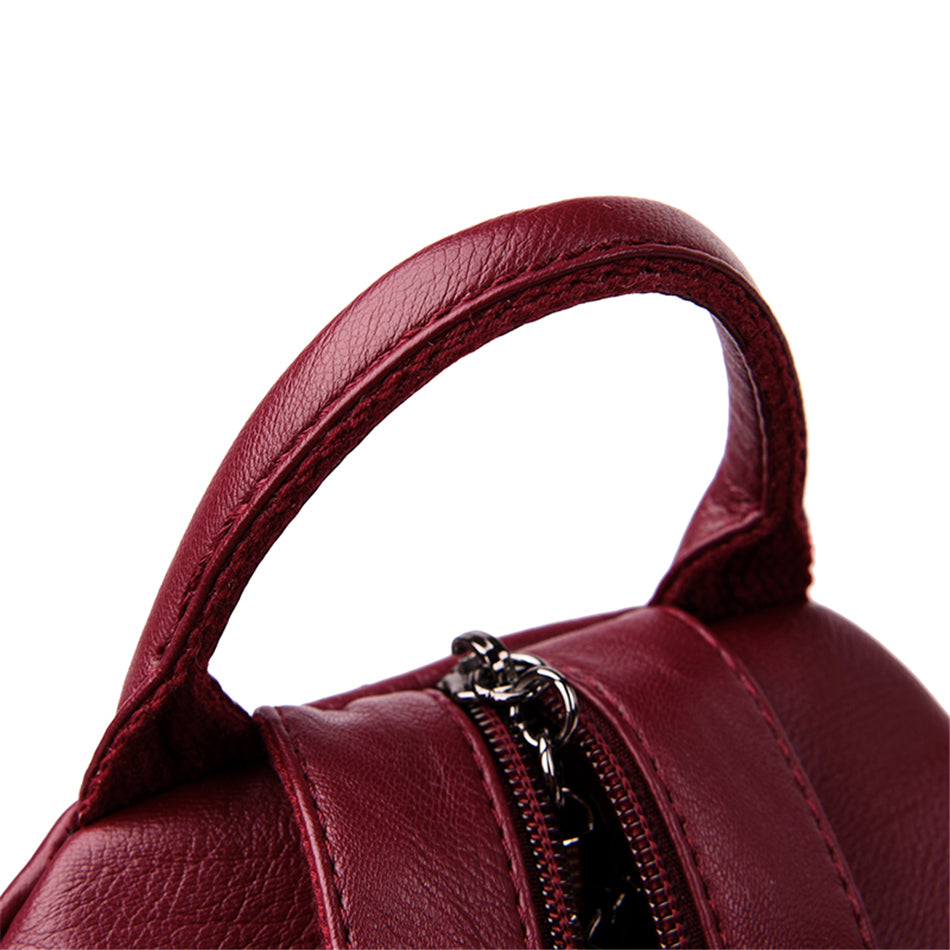 Multifunctionele Dames Rugtas – Stijlvolle Leren Schoudertas & Handtas