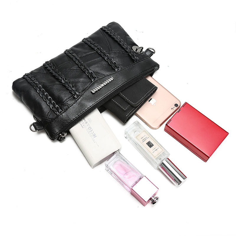 Elegante Dames Schoudertas – Compacte Clutch met Meerdere Vakken
