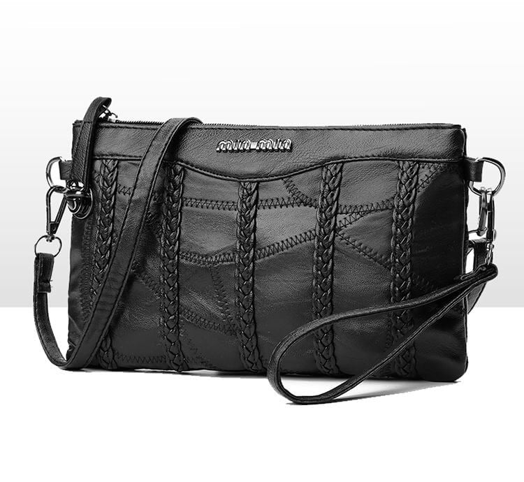 Elegante Dames Schoudertas – Compacte Clutch met Meerdere Vakken