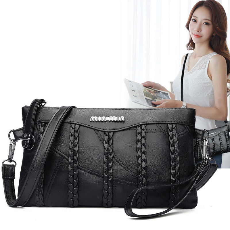 Elegante Dames Schoudertas – Compacte Clutch met Meerdere Vakken