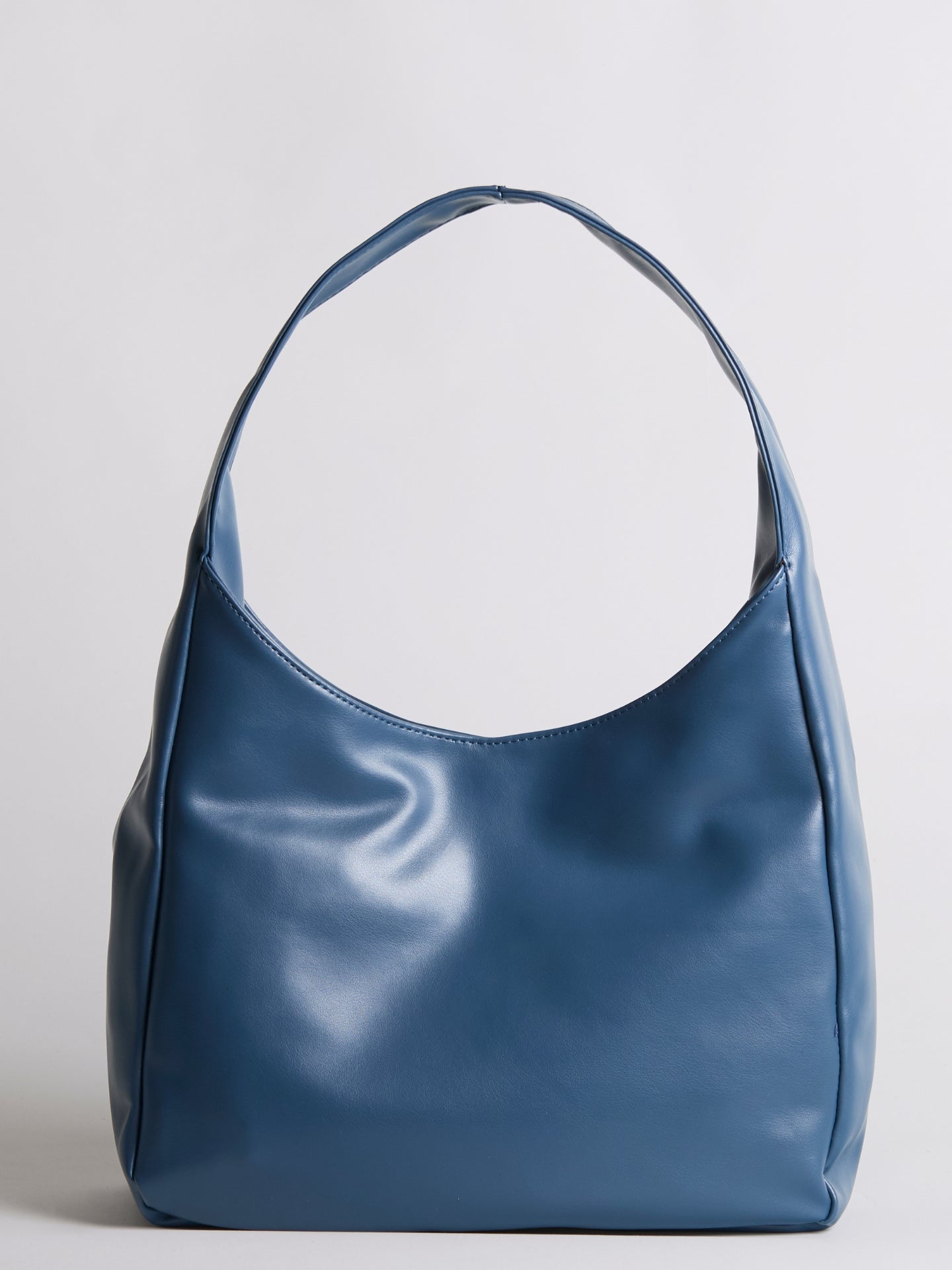 Minimalistische Hobo Schoudertas – Vegan Leer