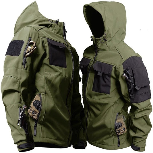 Tactische Jas met Capuchon – Waterdichte Outdoor & Survival Jas voor Heren