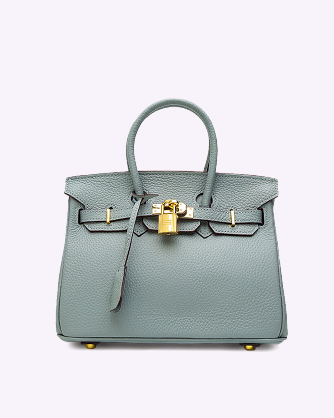 Handtas Dames – Luxe Leren Schoudertas met Slot en Stevige Structuur