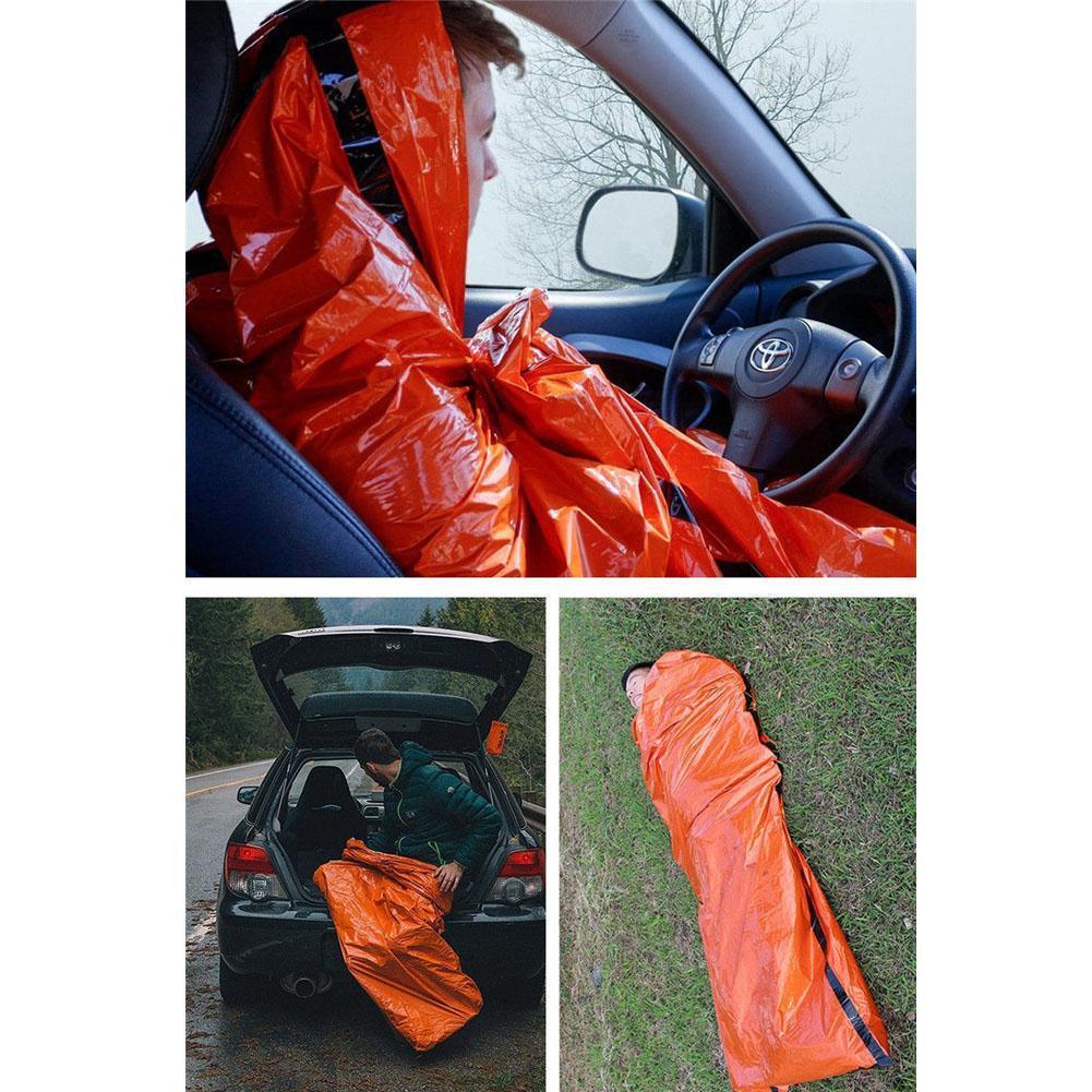 Nood Slaapzak – Waterdicht & Warmte Reflecterend voor Outdoor Overleving