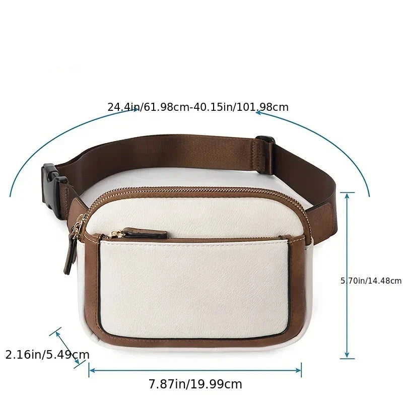 Minimalistische Canvas Heuptas – Stoere & Praktische Crossbody Tas