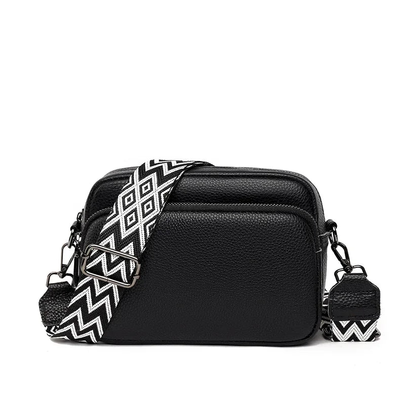 Trendy Schoudertas met Breed Band & Mini Etui – Stijlvol & Praktisch voor Dagelijks Gebruik