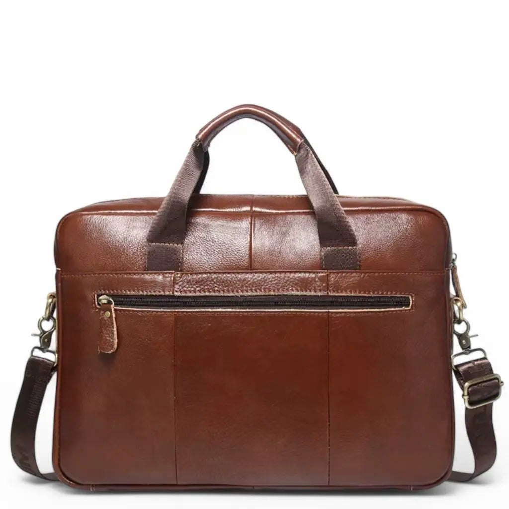Leren Laptoptas Bruin – Stijlvol & Functioneel