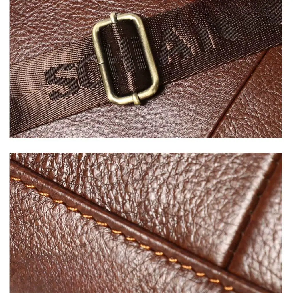 Leren Laptoptas Bruin – Stijlvol & Functioneel