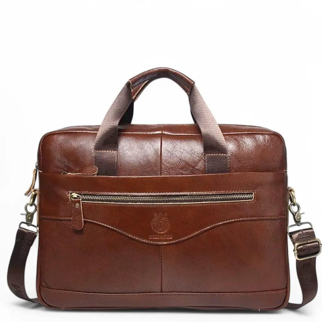 Leren Laptoptas Bruin – Stijlvol & Functioneel