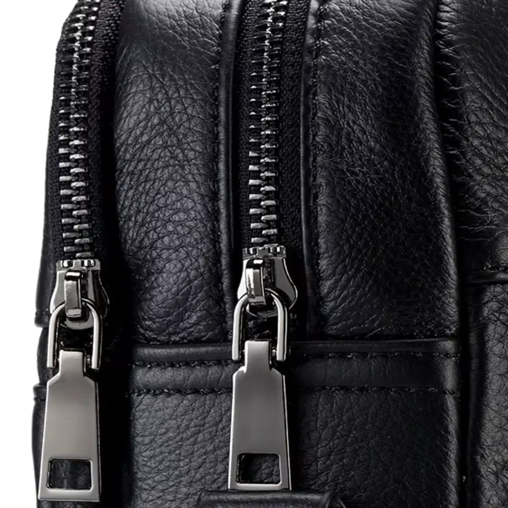 Leren Laptoptas Zwart – Elegant & Ruim
