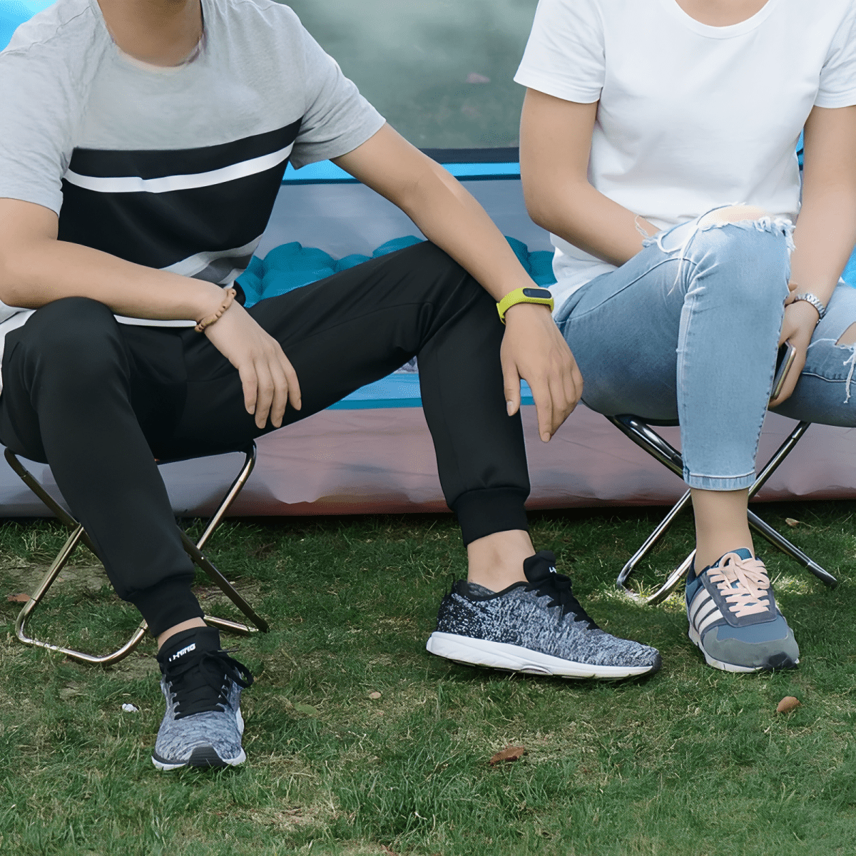 Opvouwbaar Campingkrukje – Lichtgewicht & Compact – Ideaal voor Outdoor, Vissen & Festivals