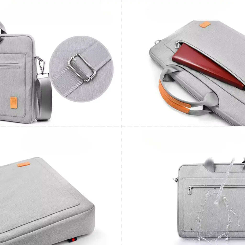 Laptoptas dames 16 inch grijs – Elegant, Veelzijdig & Beschermend