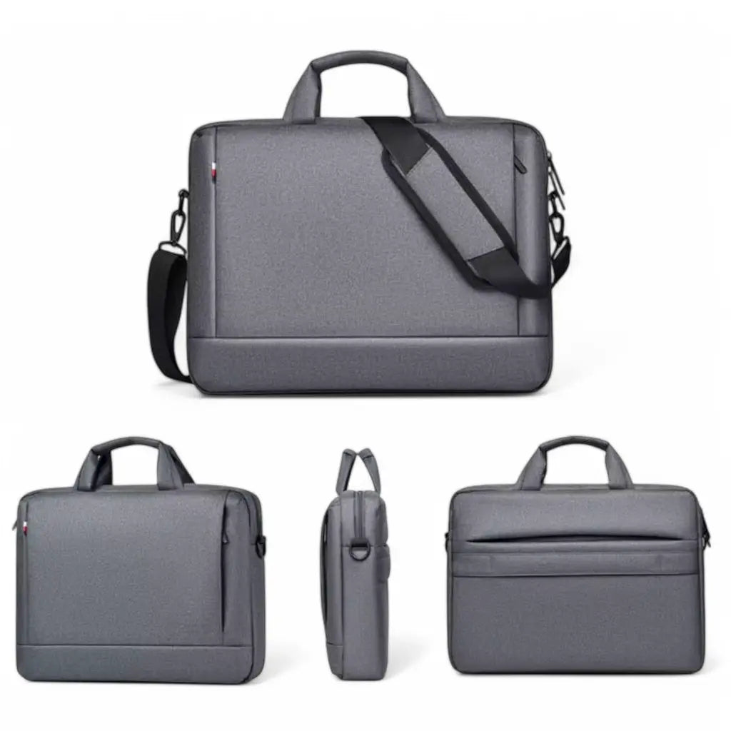 Moderne heren laptoptas 13 inch grijs – Minimalistisch & praktisch