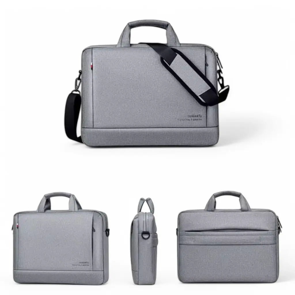 Moderne heren laptoptas 13 inch grijs – Minimalistisch & praktisch