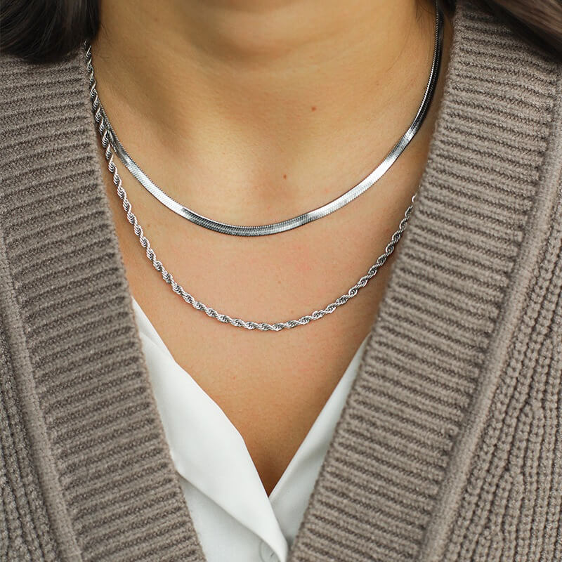 Goud Rope Ketting – Tijdloze Twisted Chain voor Dames & Heren