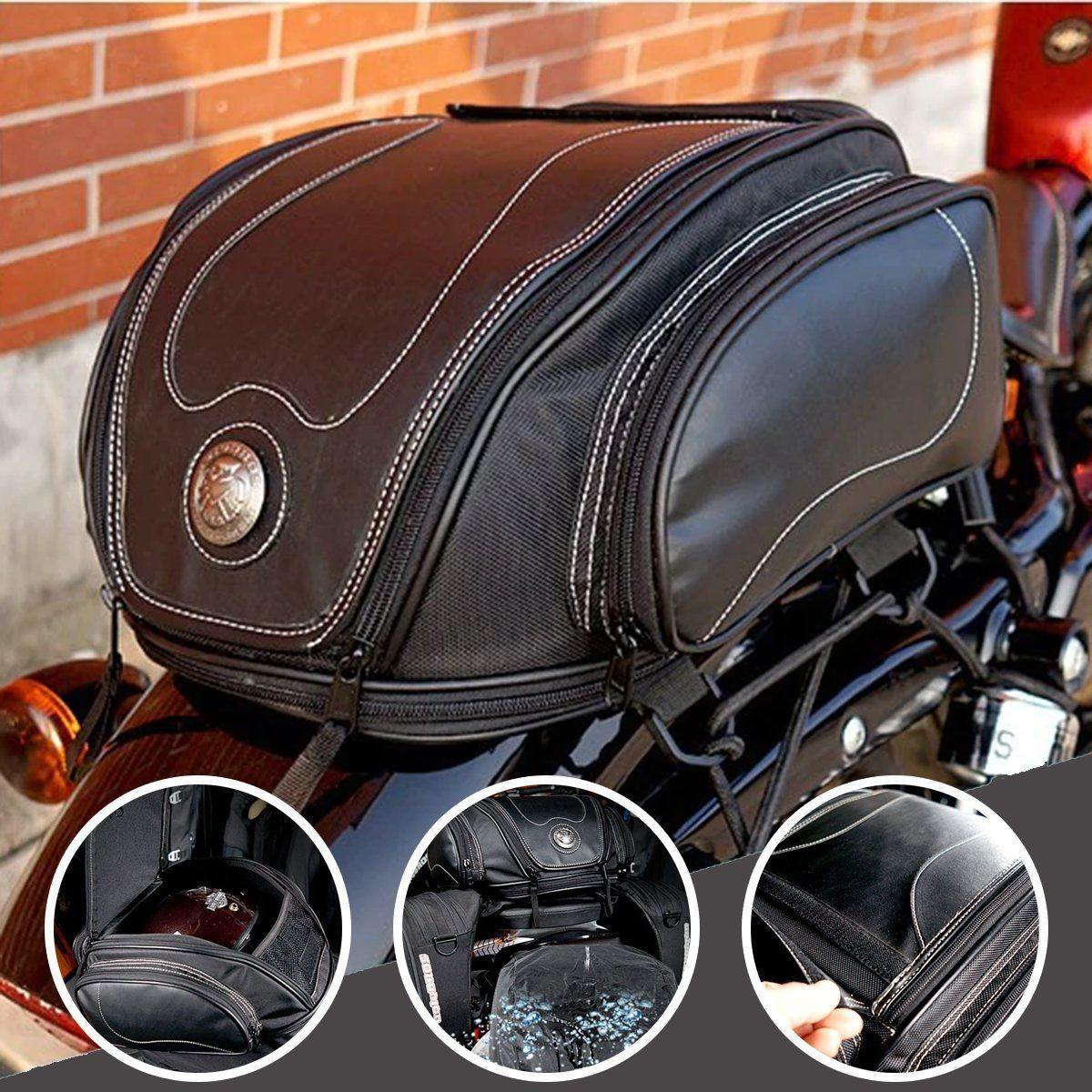Motorfiets Tanktas – Waterdicht PU Leer – Magnetisch & Verstelbaar