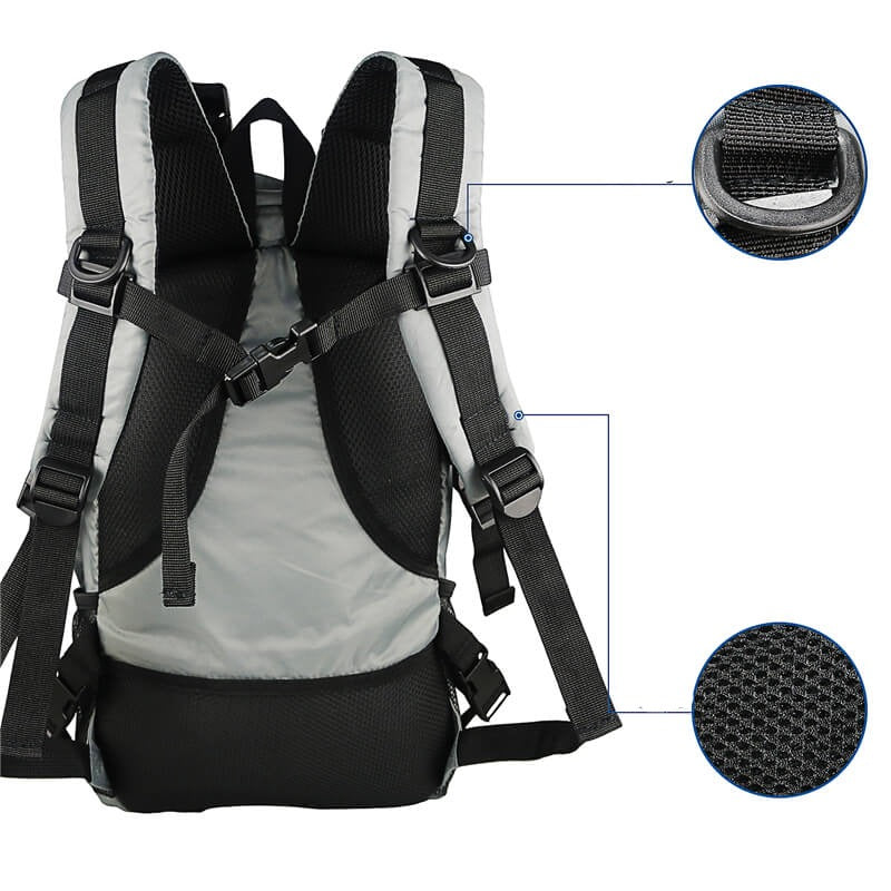 Waterdichte Outdoor Rugzak – 40L Capaciteit – Stevige Hiking Backpack met Karabijnhaak & Opbergvakken