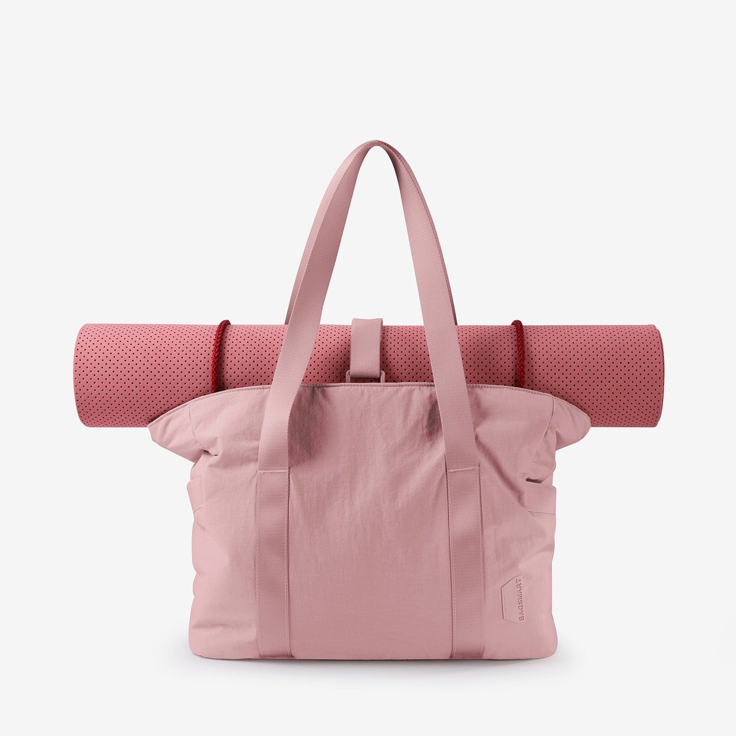 Zwarte Draagtas met Yogamat-Houder – Waterafstotend & Laptopvak – Ideaal voor Sport, Werk of Strand