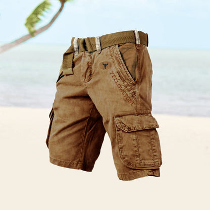 Heren Cargo Shorts – Stevige Korte Broek met Zakken in Meerdere Kleuren