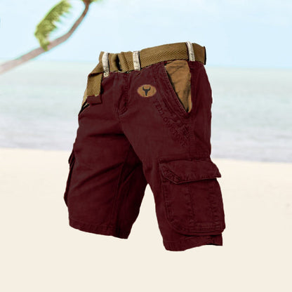 Heren Cargo Shorts – Stevige Korte Broek met Zakken in Meerdere Kleuren