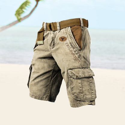 Heren Cargo Shorts – Stevige Korte Broek met Zakken in Meerdere Kleuren