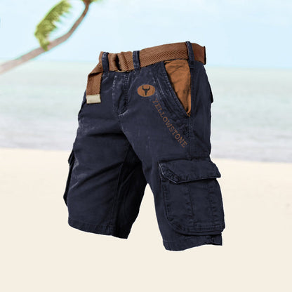 Heren Cargo Shorts – Stevige Korte Broek met Zakken in Meerdere Kleuren