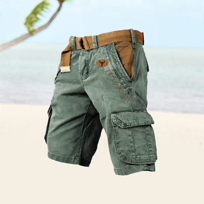 Heren Cargo Shorts – Stevige Korte Broek met Zakken in Meerdere Kleuren