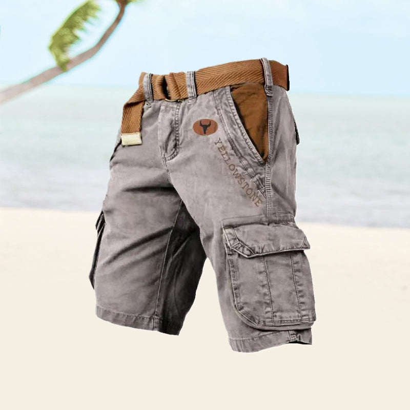 Heren Cargo Shorts – Stevige Korte Broek met Zakken in Meerdere Kleuren