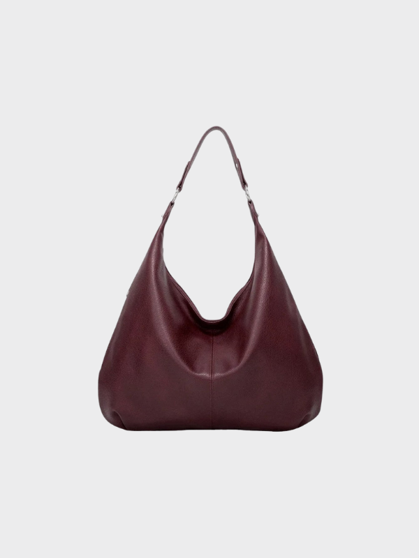 Charlotte – Dames Leren Hobo Schoudertas | Ruim, Tijdloos & Comfortabel voor Dagelijks Gebruik