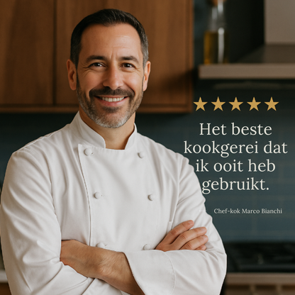 Elegant & Duurzaam Titanium Koekenpan – PFOA-vrije Pan voor Gezond Ontbijt & Allround Koken