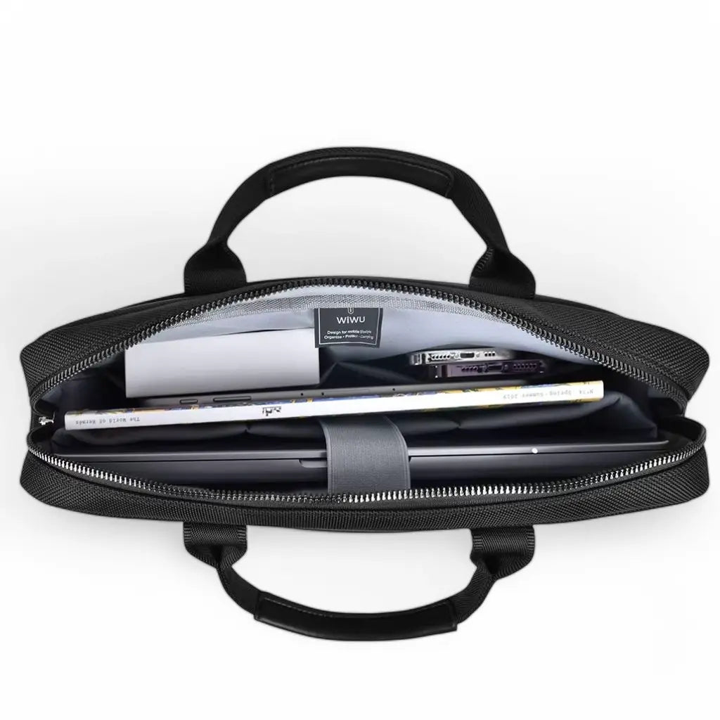 Leren Laptoptas Dames – Zwart & Tijdloos