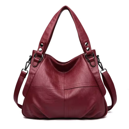 Luxe Leren Schoudertas Dames – Elegante Handtas met Ruime Opbergvakken