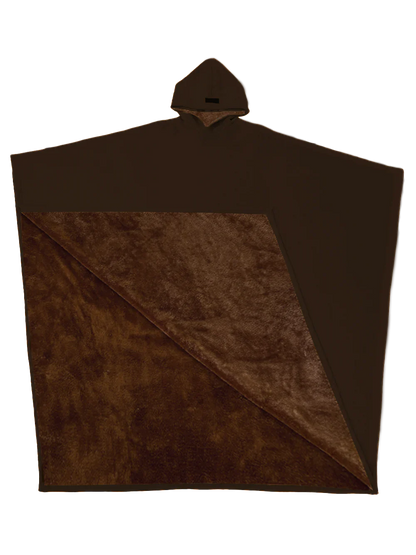 Draagbare Deken met Capuchon – Warme Fleece Poncho voor Thuis & Buiten