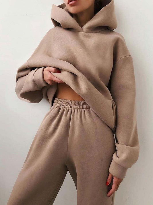 Dames Huispak met Hoodie – Comfortabele Loungewear Set