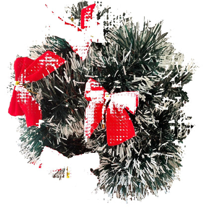 Kerstslinger met LED verlichting op batterij (2 × AA) – klassieke kerst decoratie voor binnen