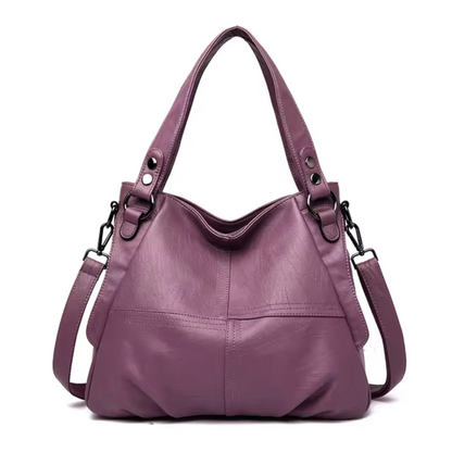 Luxe Leren Schoudertas Dames – Elegante Handtas met Ruime Opbergvakken