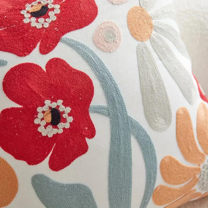 Sierkussen met Bloemenprint – Decoratief Kussenhoes voor Bank of Stoel – Verschillende Designs