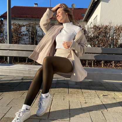 Thermo Panty met Fleece – Warme & Draagbare Winter Panty met Transparante Look