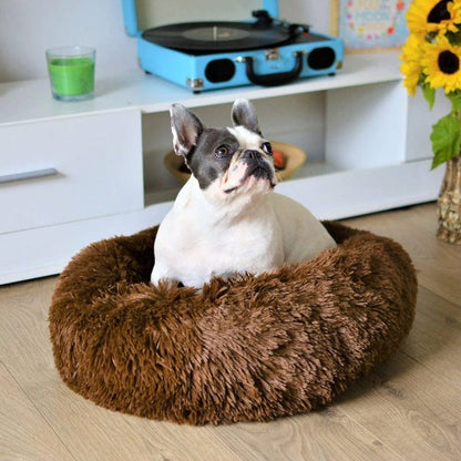Ronde Honden- en Kattenmand – XXL Knuffelbed van Pluche
